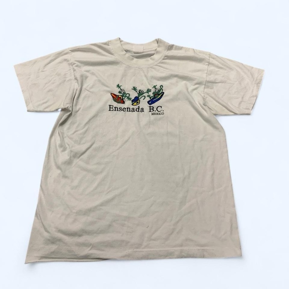 Ensenada B.C. Mexico Frog Surf Graphic T-Shirt